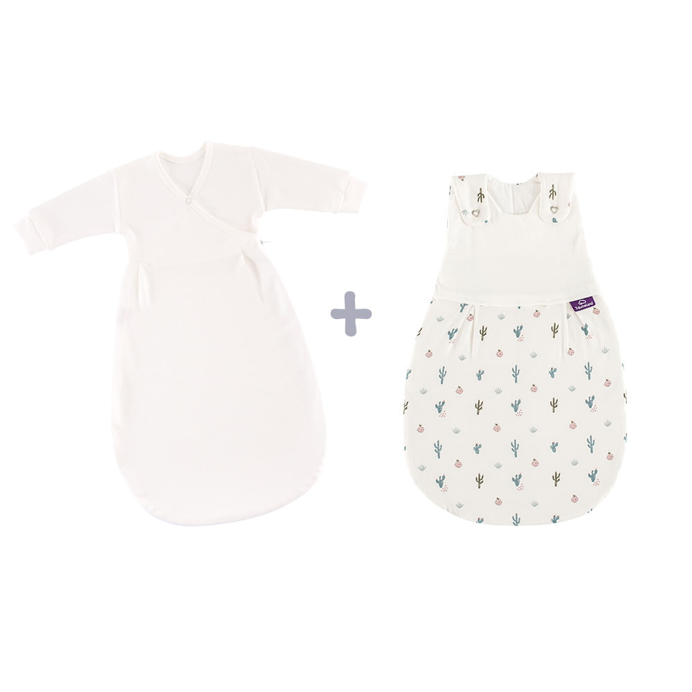 Set LIEBMICH Babyschlafsack und Innenschlafsack im Design Kaktusliebe - von  ber 100 Hebammen getestet