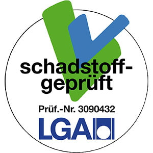 Logo LGA schadstoffgeprüft