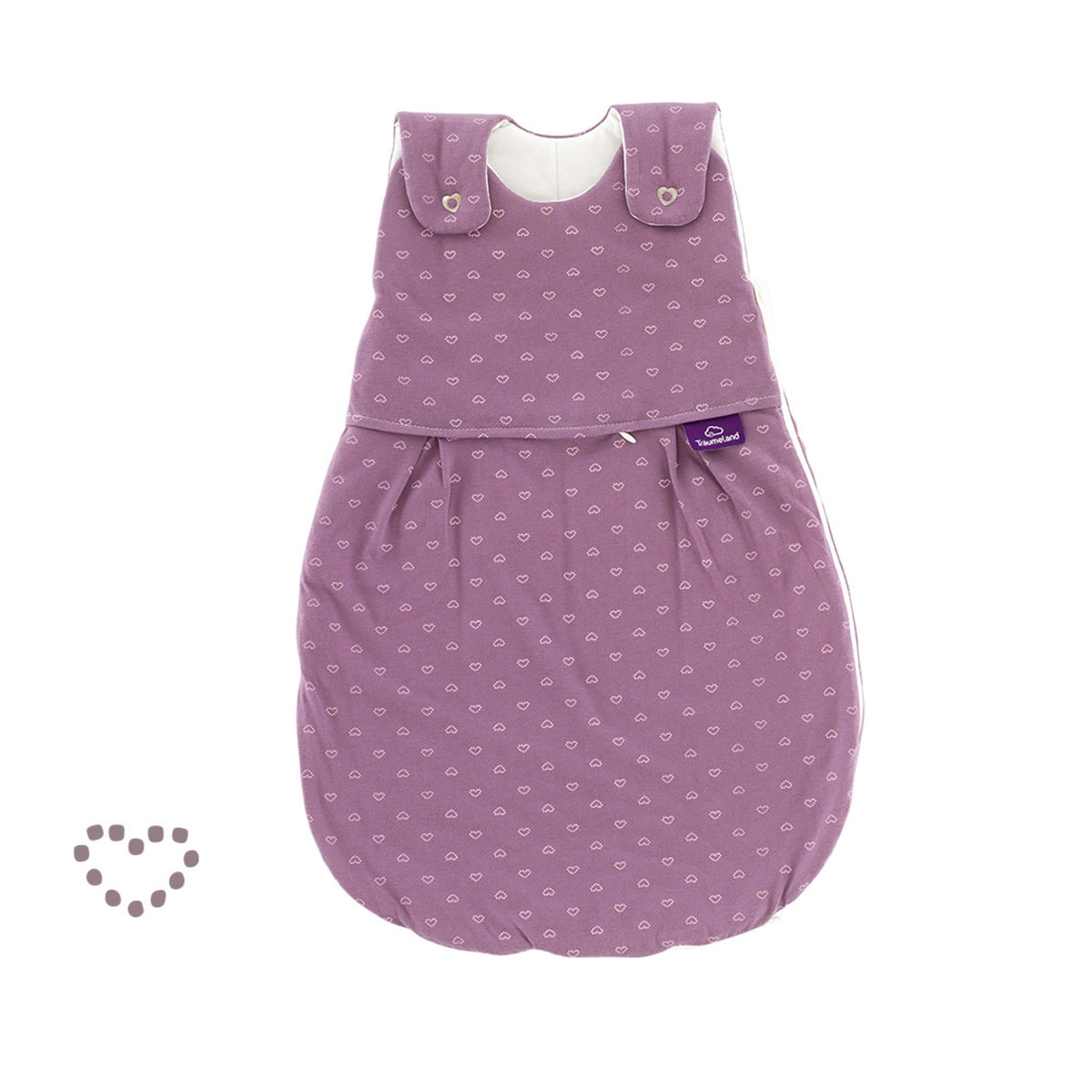 LIEBMICH sleeping bag in the design heartsome