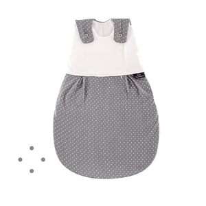 LIEBMICH sleeping bag in the design little dots grey