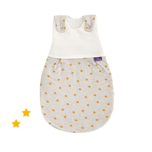LIEBMICH sleeping bag in the design Dream of stars yellow