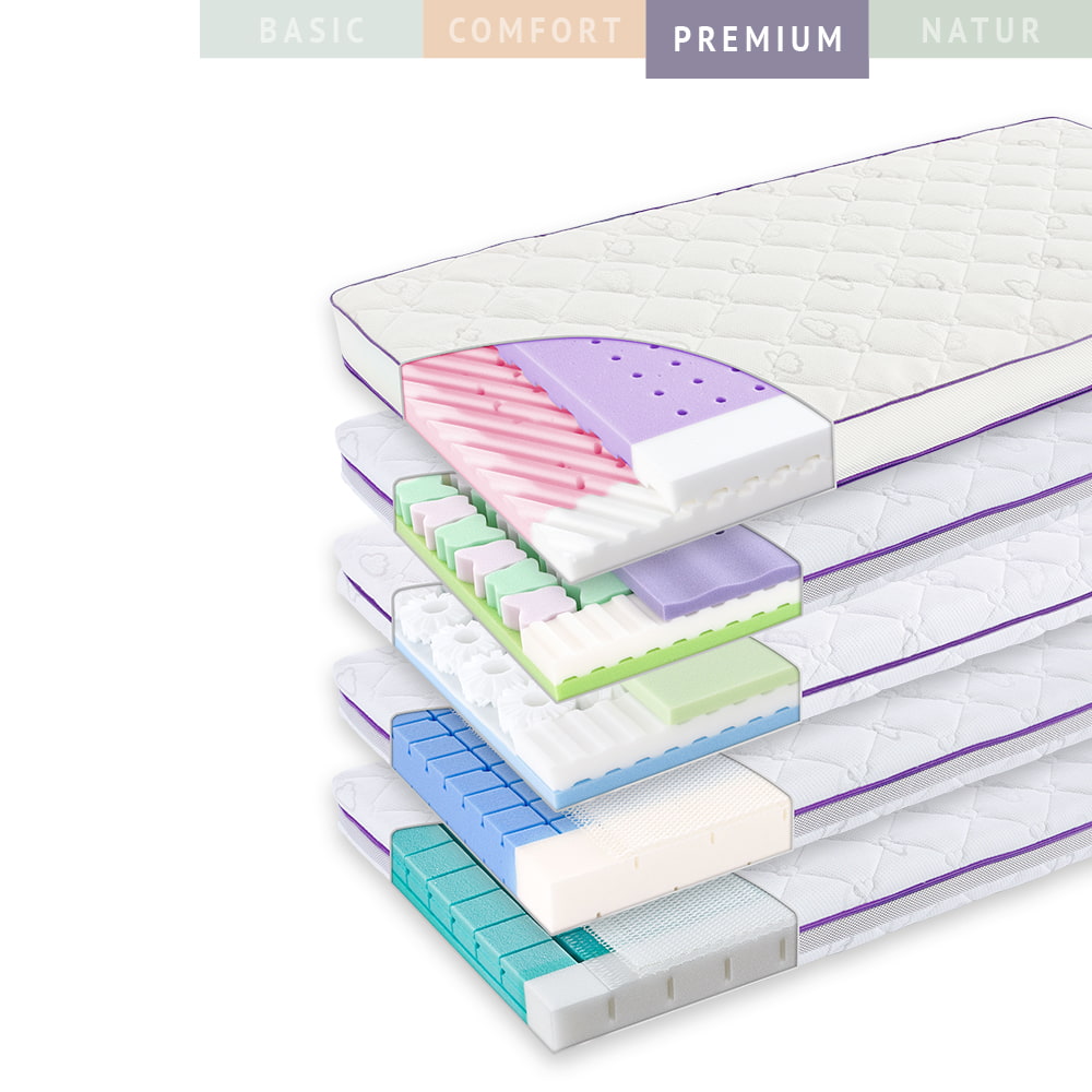 Matelas pour lit à barreaux Premium