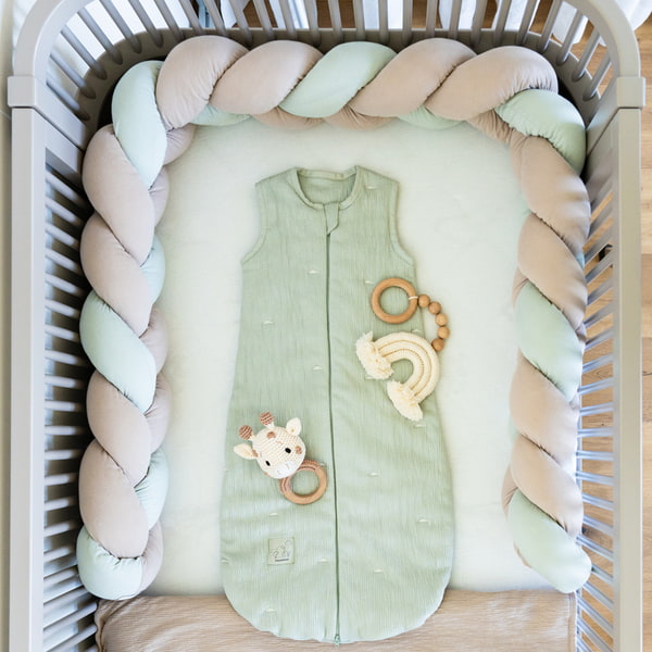Marley Rae Signature Signature Nesting Chain Taupe for the Baby Crib