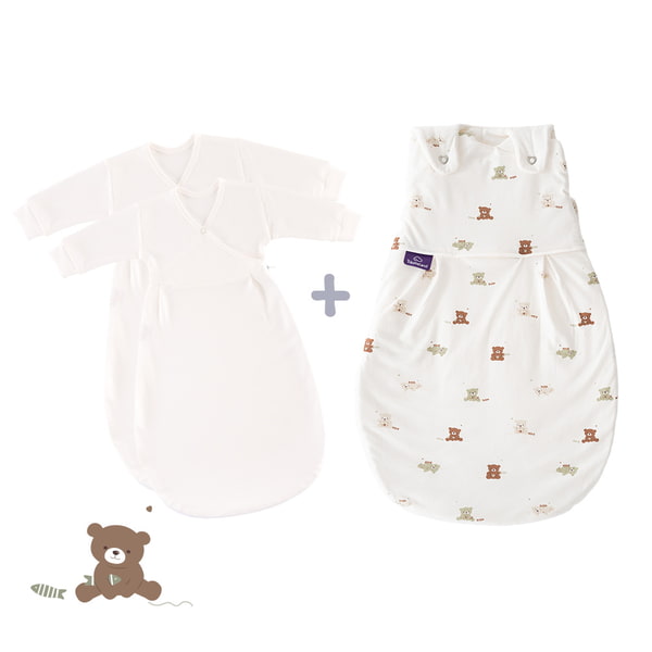 schlafsack ohne fu Lilano Ganzjahres Schlafsack ohne Arm mit Fen Wolle Seide Ringel gra   coucou natur