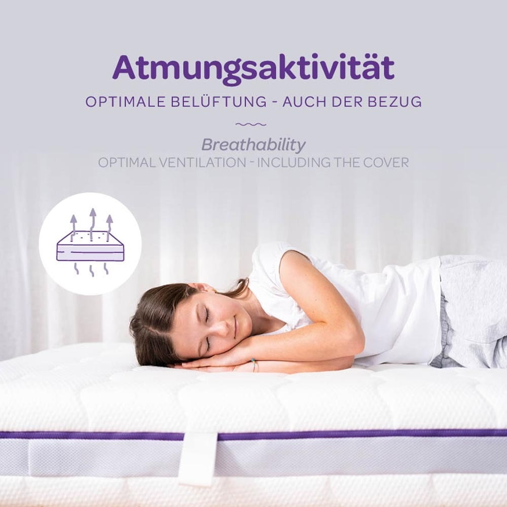 Kindermatratze & Jugendmatratze mit Kind - Atmungsaktiv