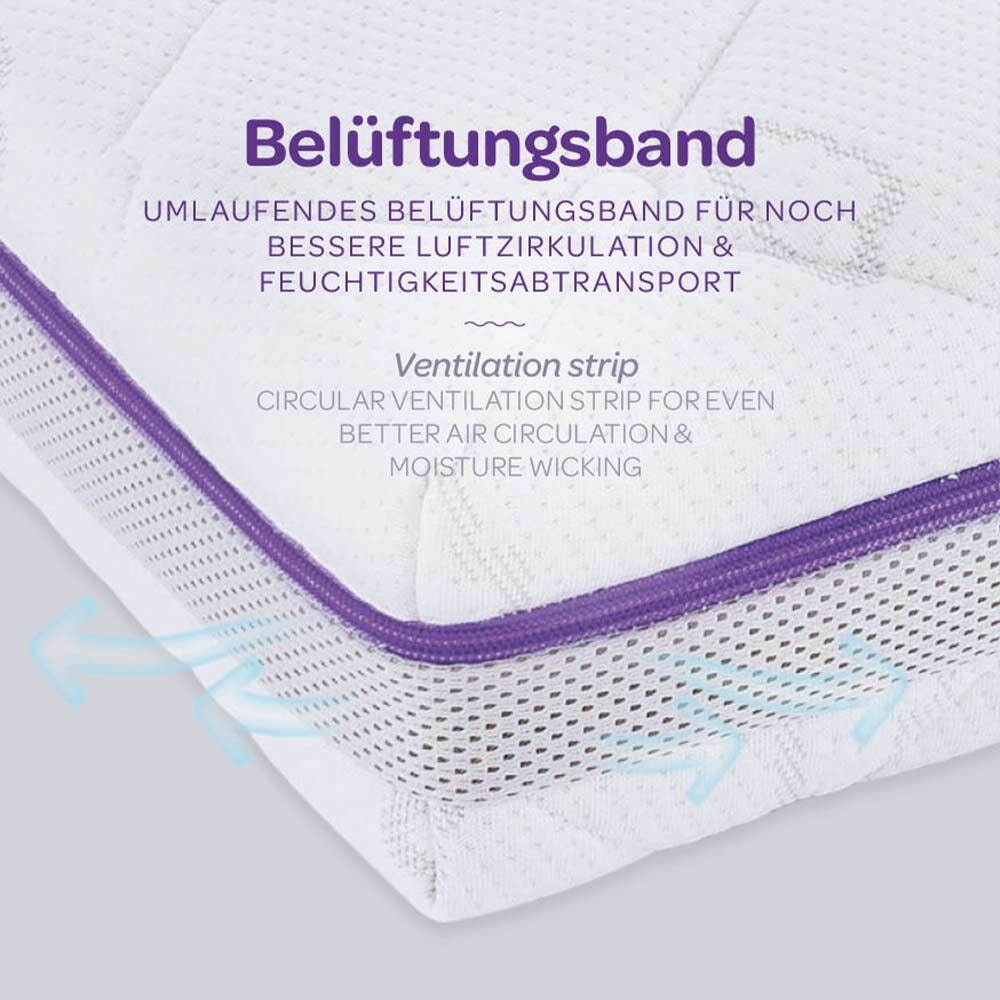 Babymatratze mit Belüftungsband Träumeland