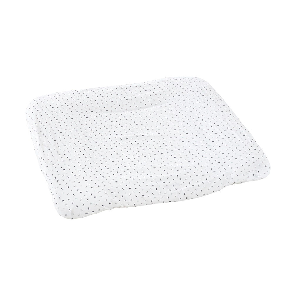 cotton-changing-pad-cover-with-design-leaves