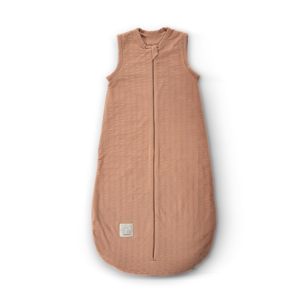 Sommer-Schlafsack Baumwolle mocca