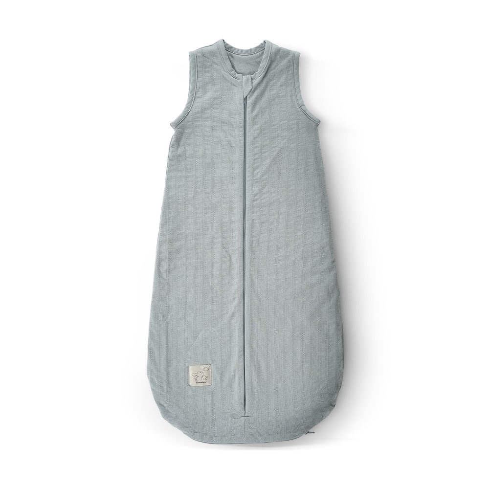Sommer-Schlafsack Baumwolle taubenblau