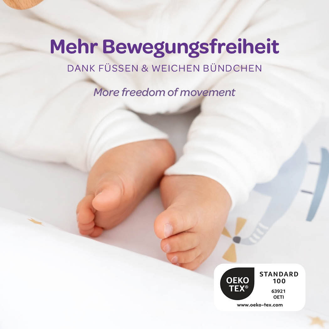 Schlafsack mit Füßen OEKO TEX zertifiziert