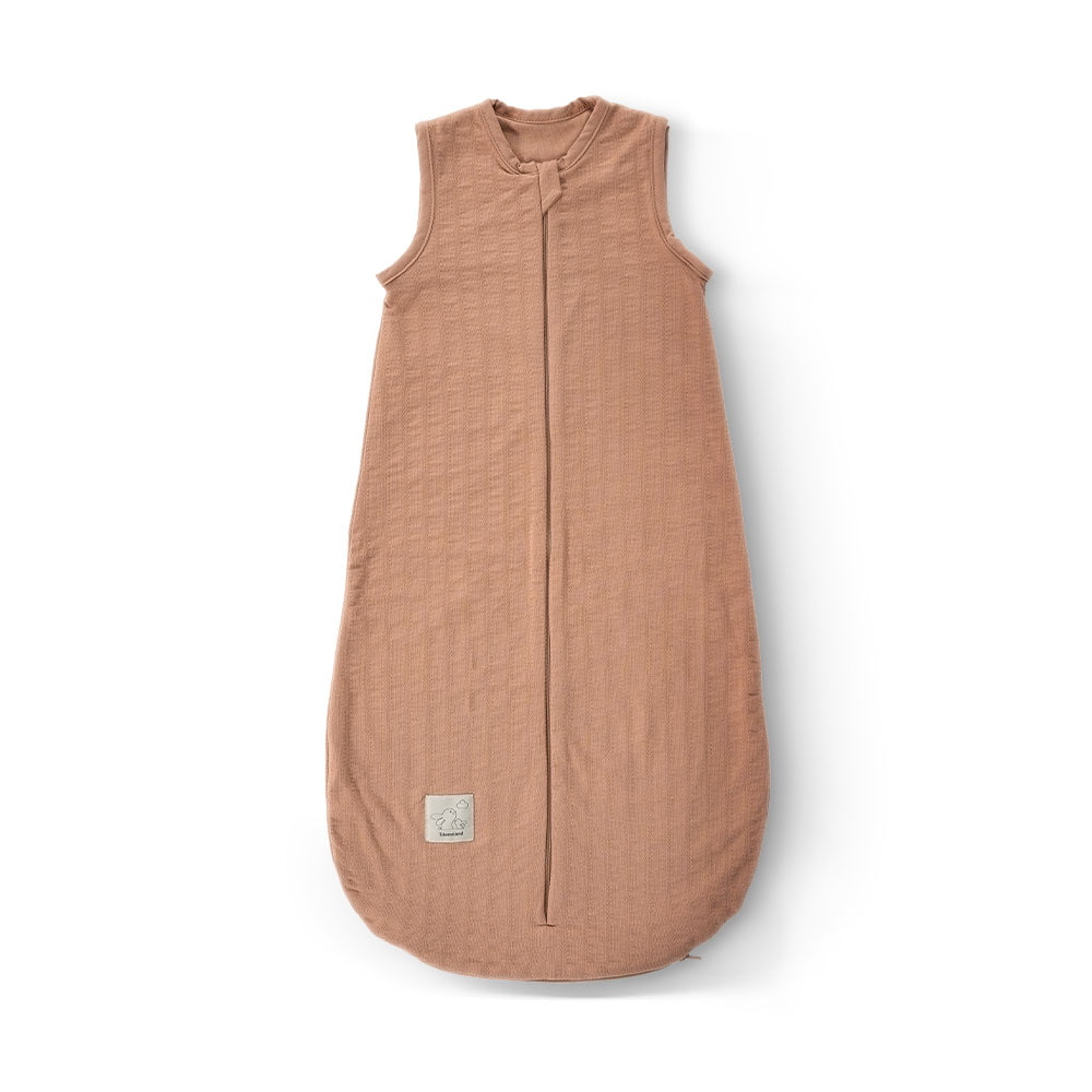 Sommer-Schlafsack Baumwolle mocca