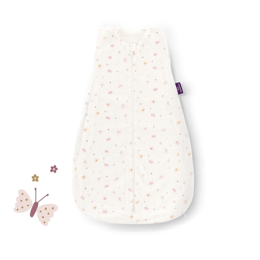 Sommer-Schlafsack Baumwoll-Jersey Farfalle