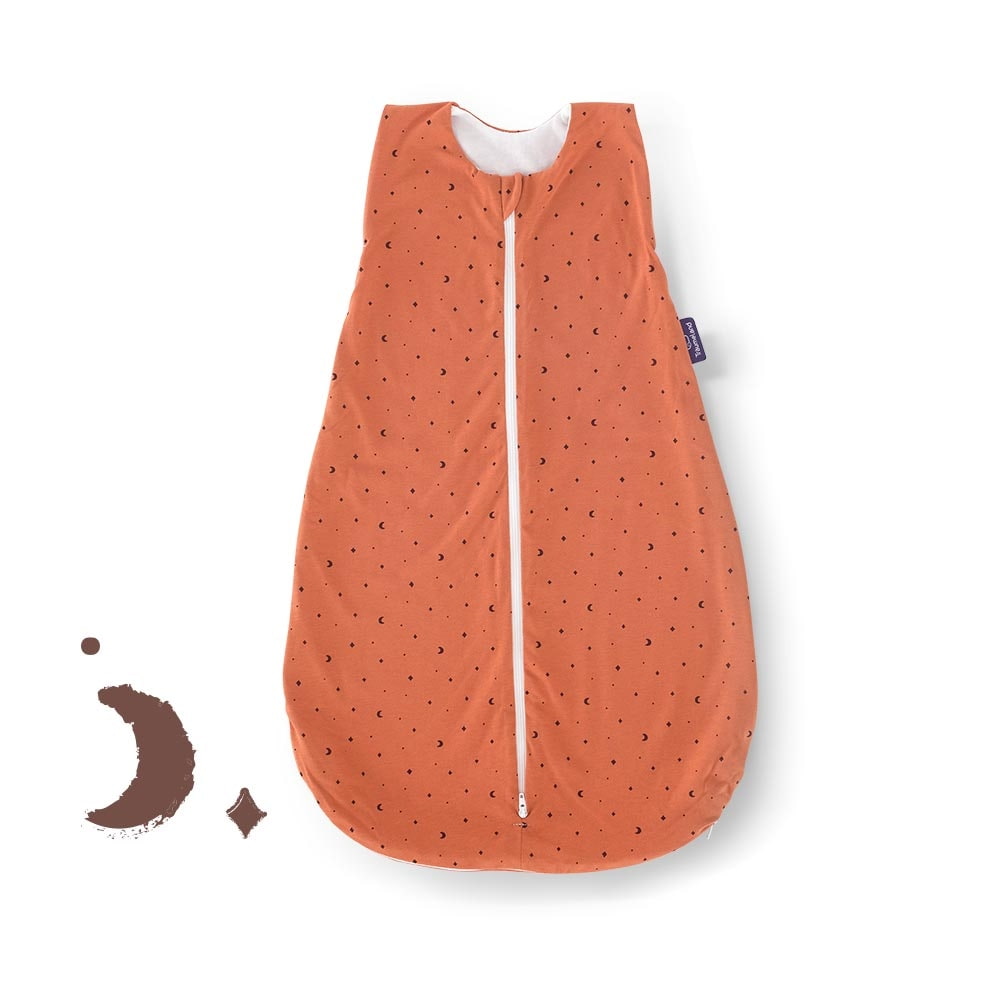 Summer sleeping bag cotton jersey Moon rust