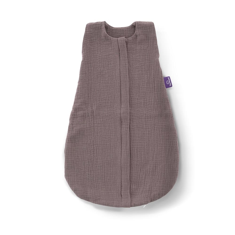 Sommer-Schlafsack Baumwoll-Musselin schokopflaume