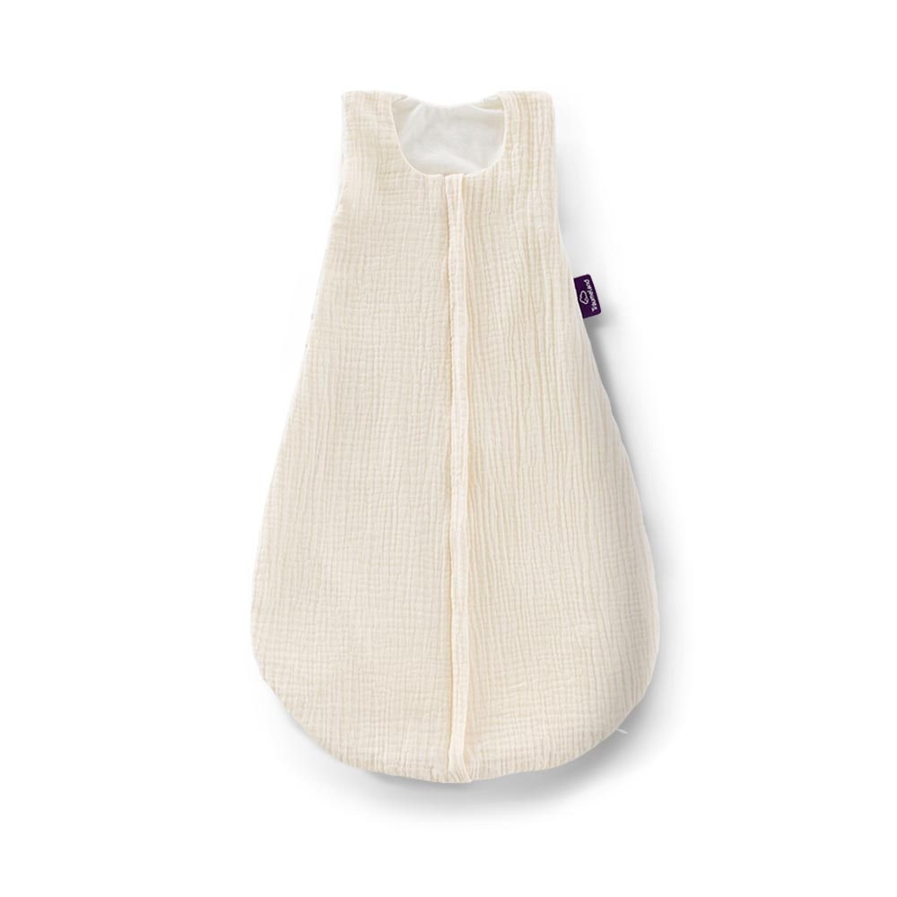 Sommer-Schlafsack Baumwoll-Musselin beige