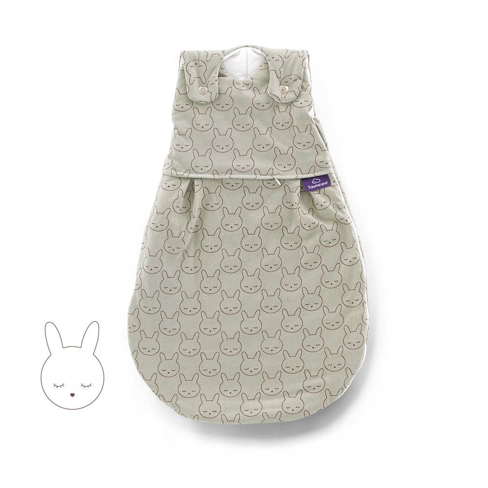 All Year Sleeping Bag LIEBMICH Cuddly Bunny green