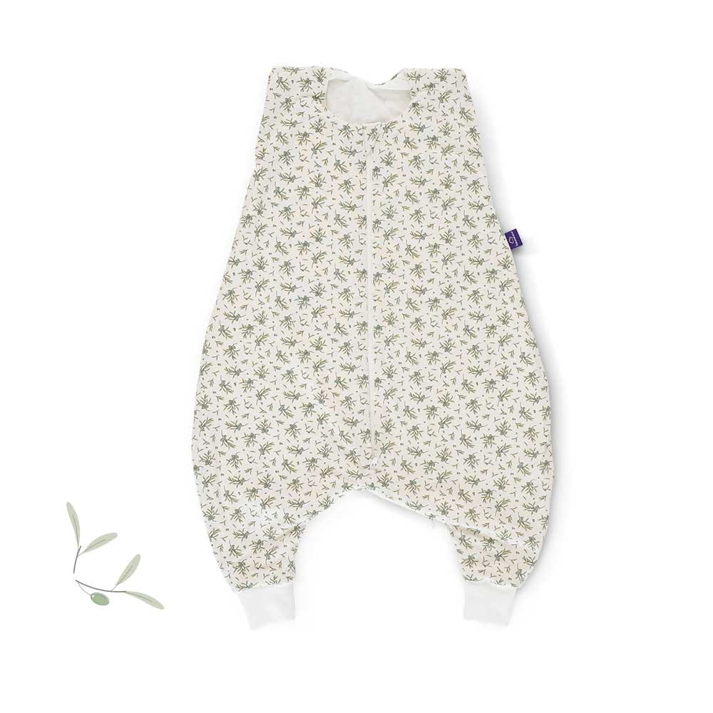 Pijama de verano TO GO en punto de algodón oliva