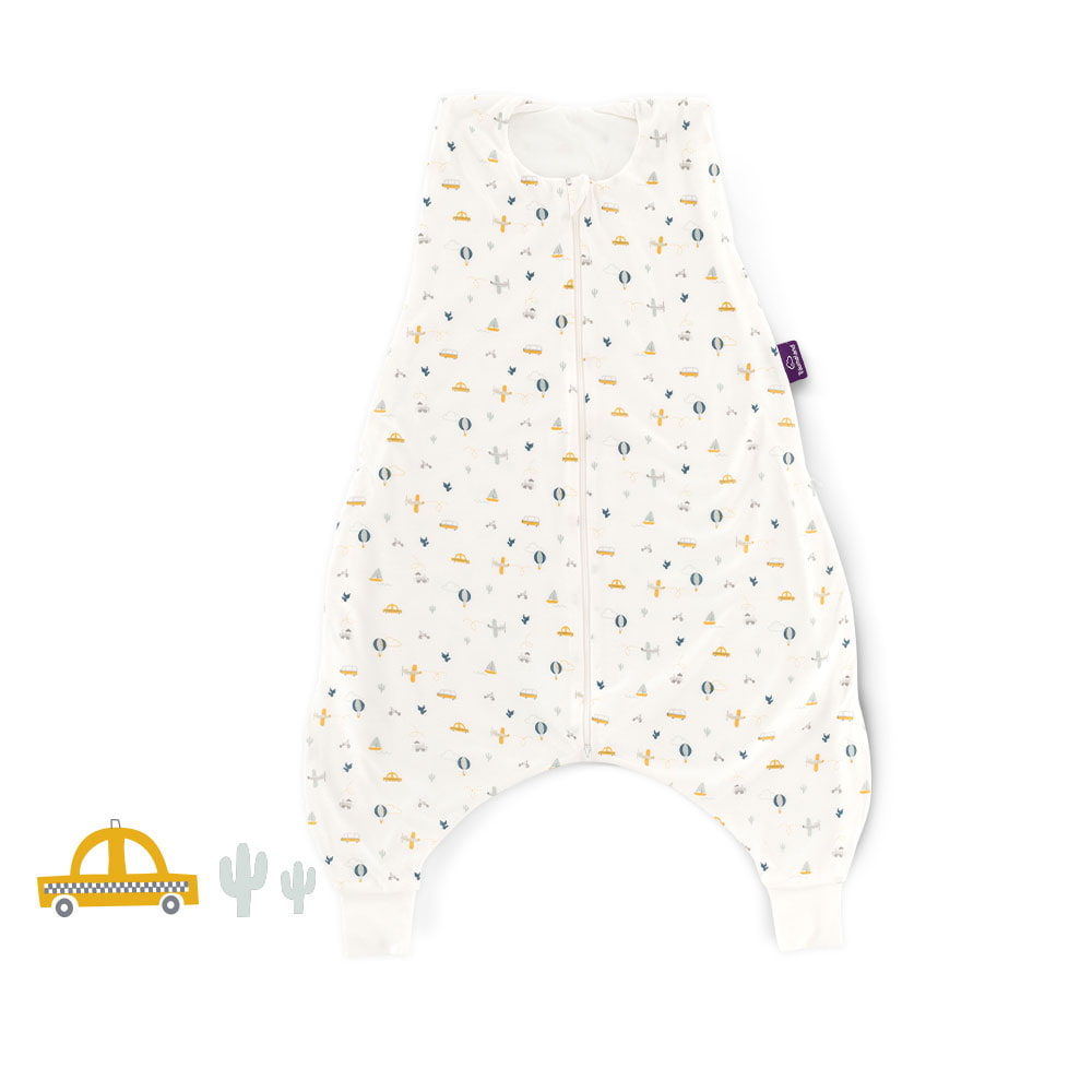 Saco de dormir de verano con piernas TO GO en TENCEL BrummBrumm