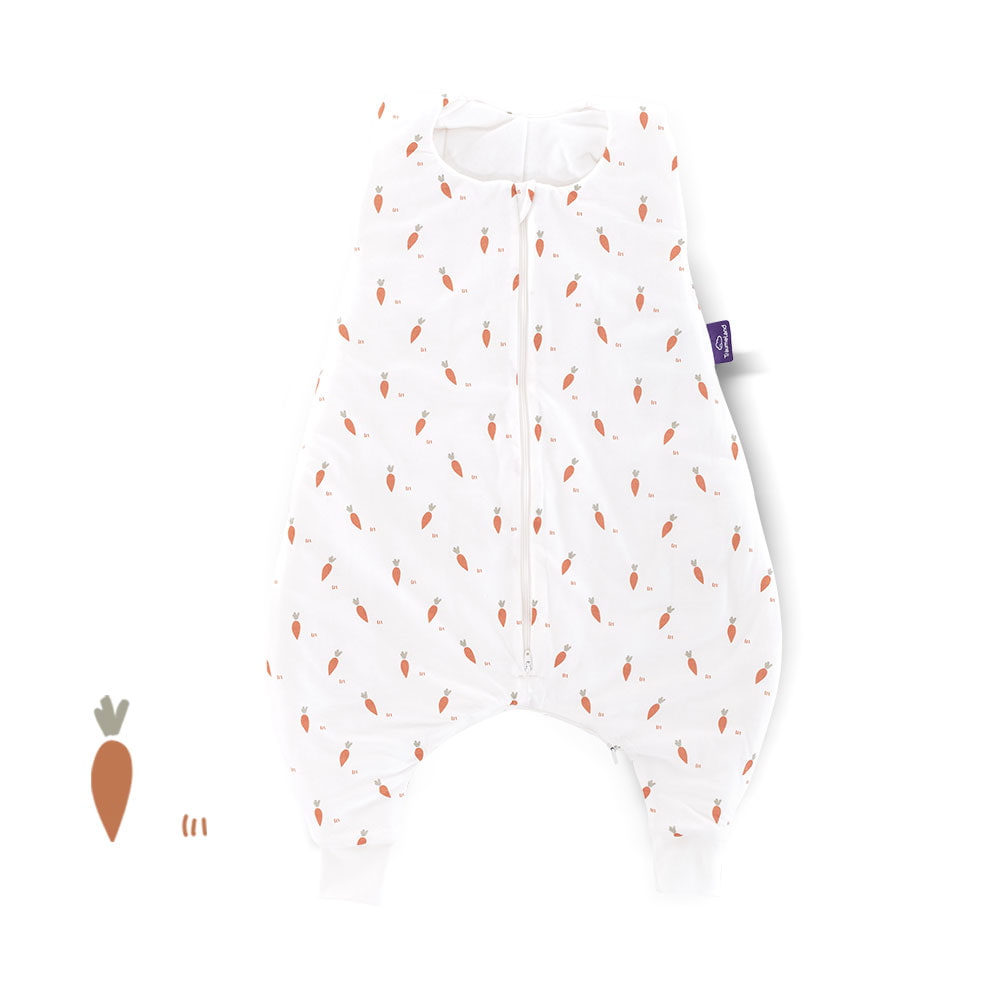 Saco de dormir para todo el año con piernas TO GO Carota