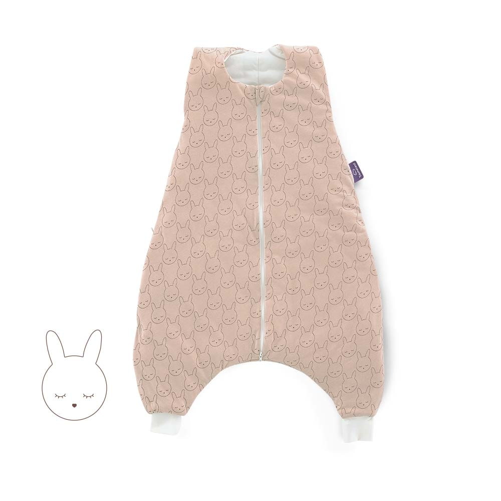 Saco de dormir de verano con piernas TO GO Conejito beige