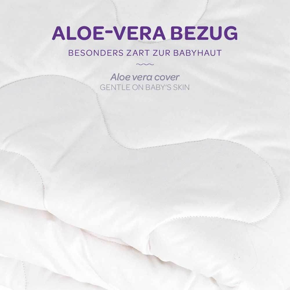 Baby blanket with aloe vera cover