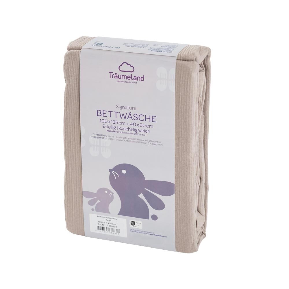 Verpackung Bettwäsche Signature taupe