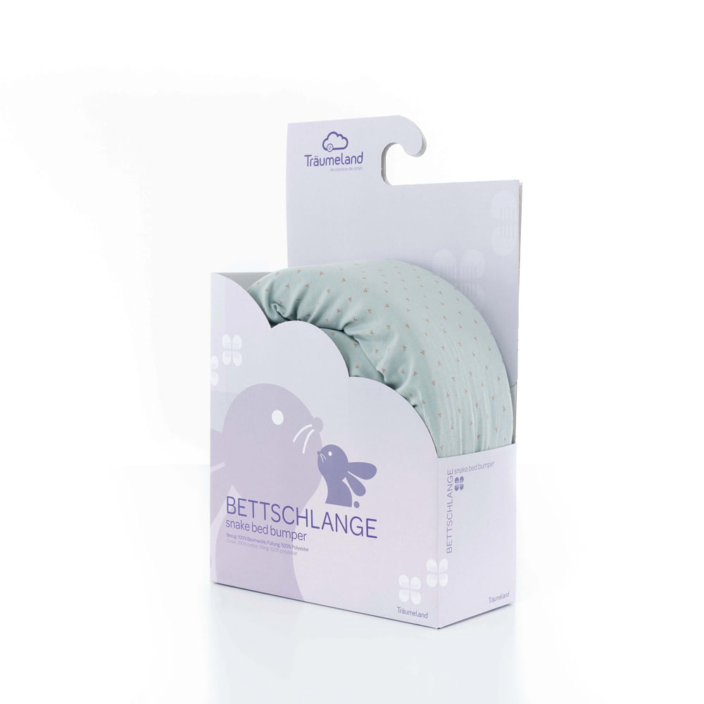Bettschlange Twister blau Verpackung