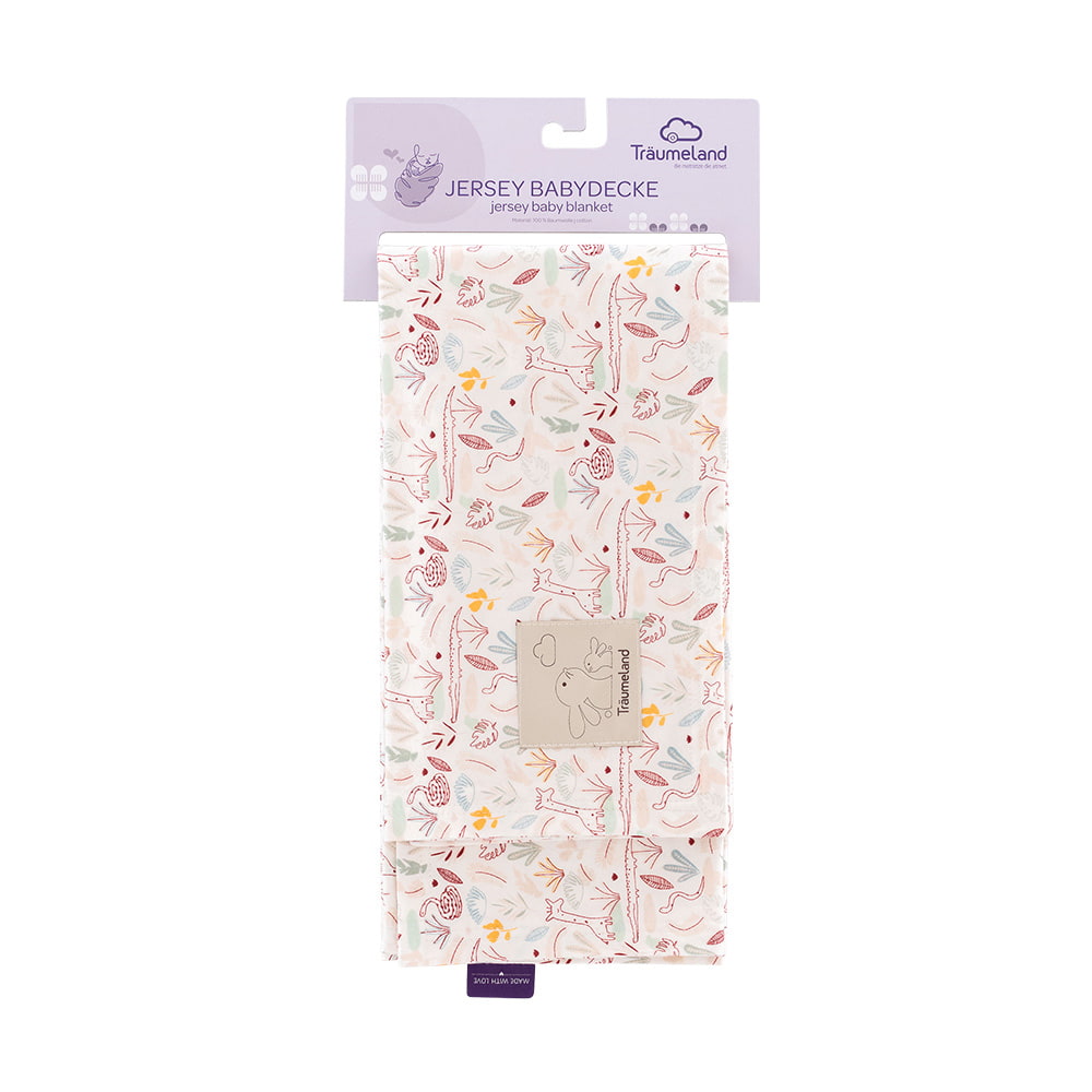 Babydecke Jersey Dschungel Verpackung