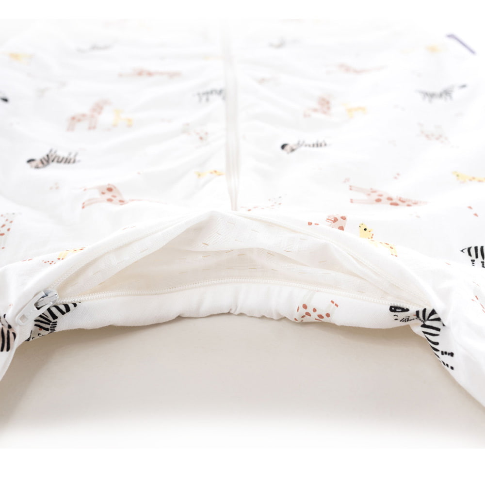 Schlafsack mit Beinen Safari Design mit Belüftung
