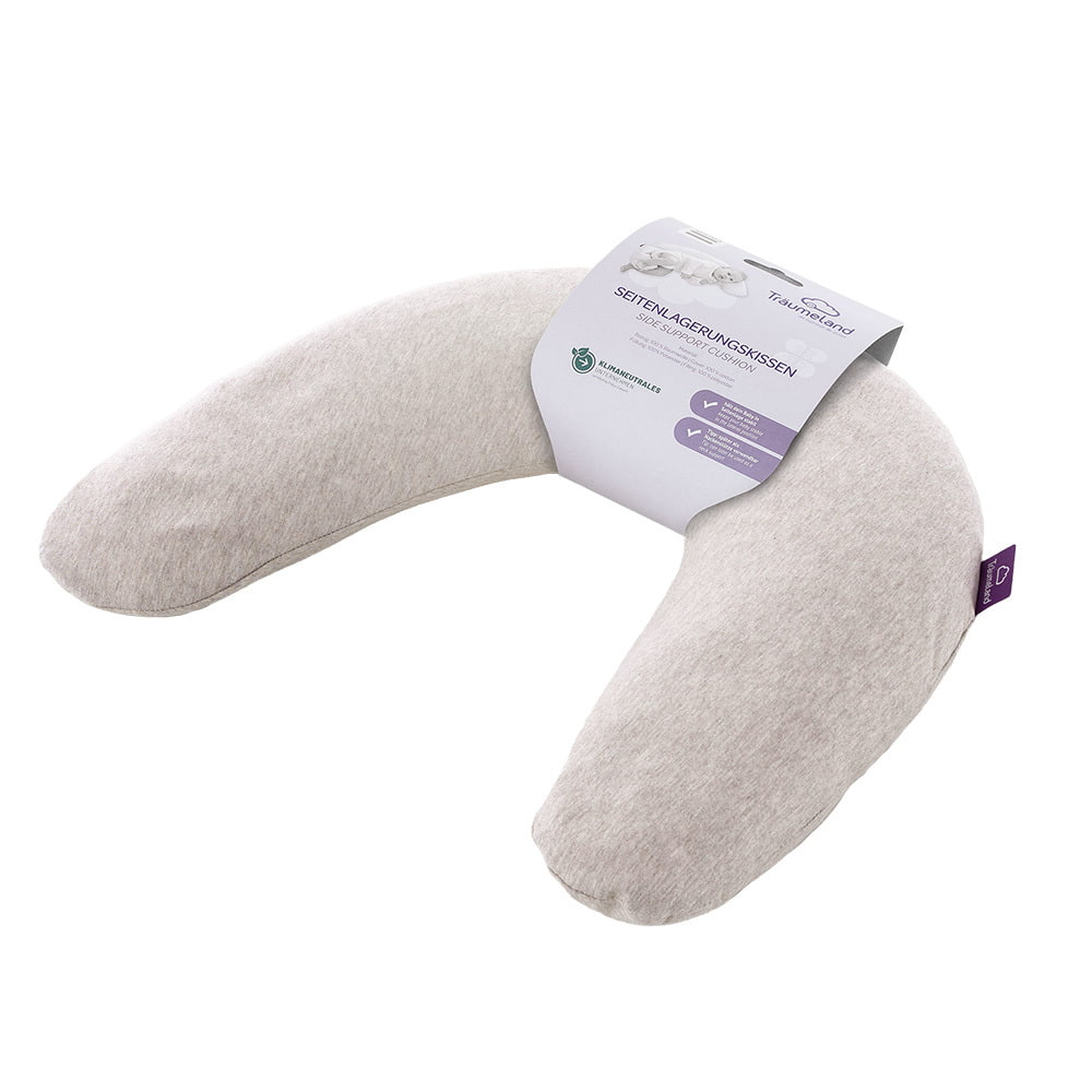Seitenlagerungskissen - Hörnchenkissen beige meliert
