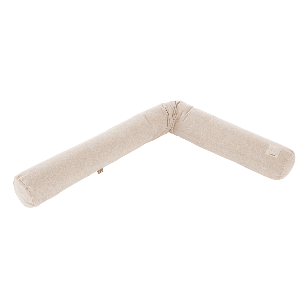 Bettschlange beige meliert XL Ansicht