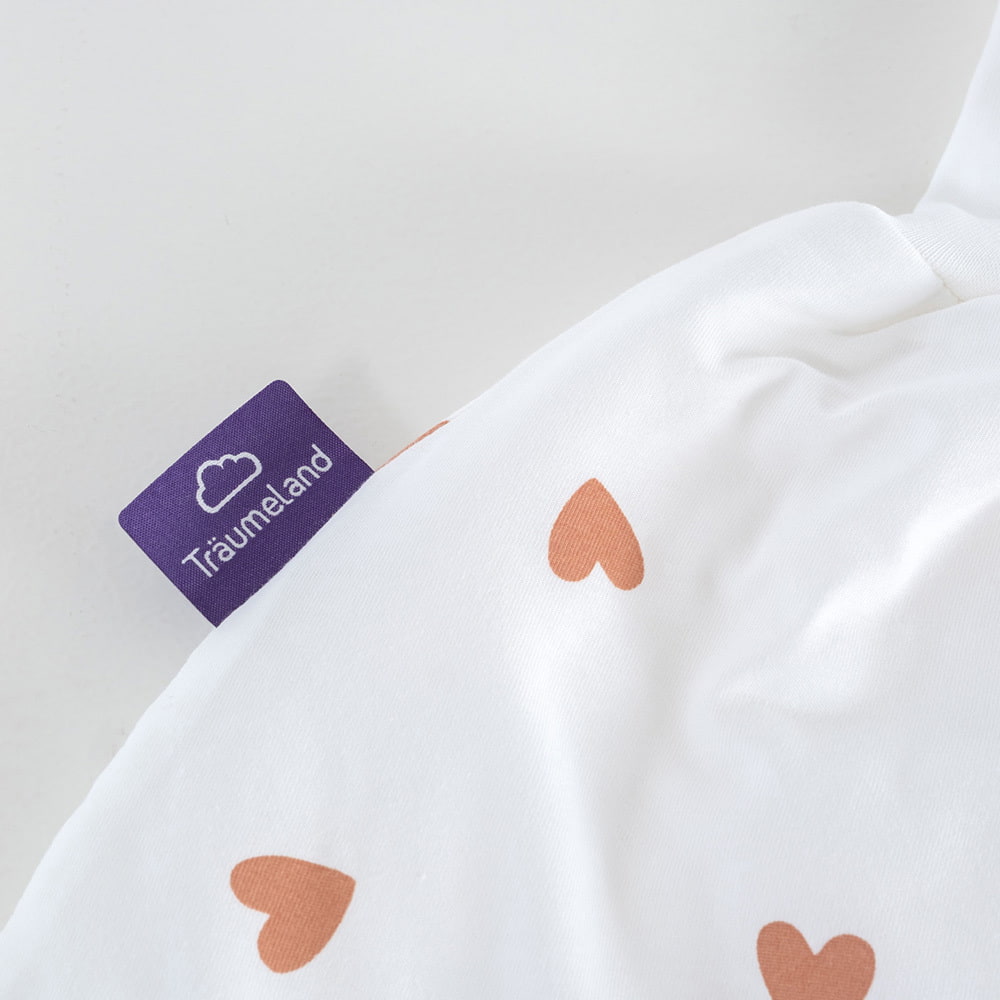 Heart-Printed Sleeping Bag