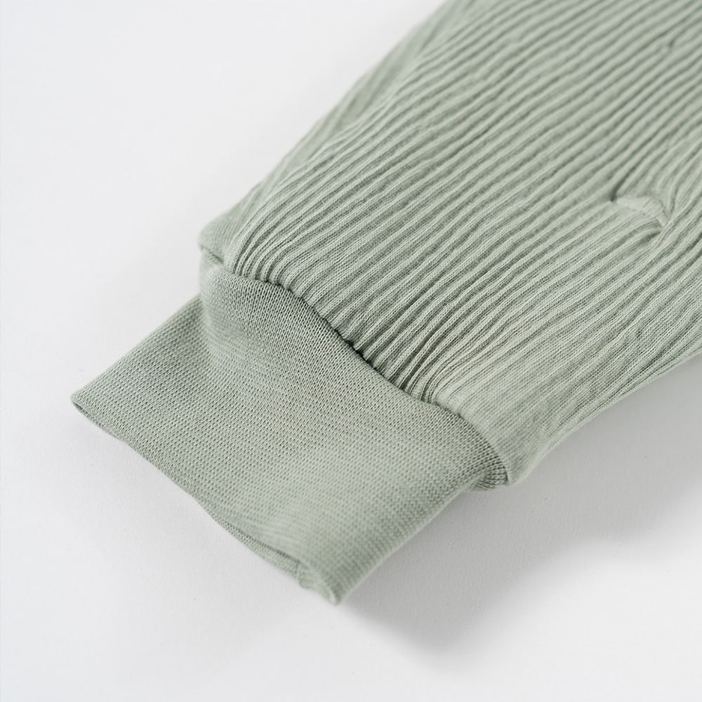 Soft-waist sleeping-bag, sage green