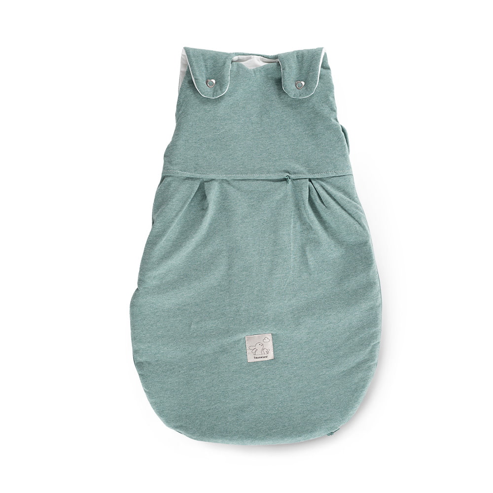 Ganzjahres-Schlafsack LIEBMICH grün meliert