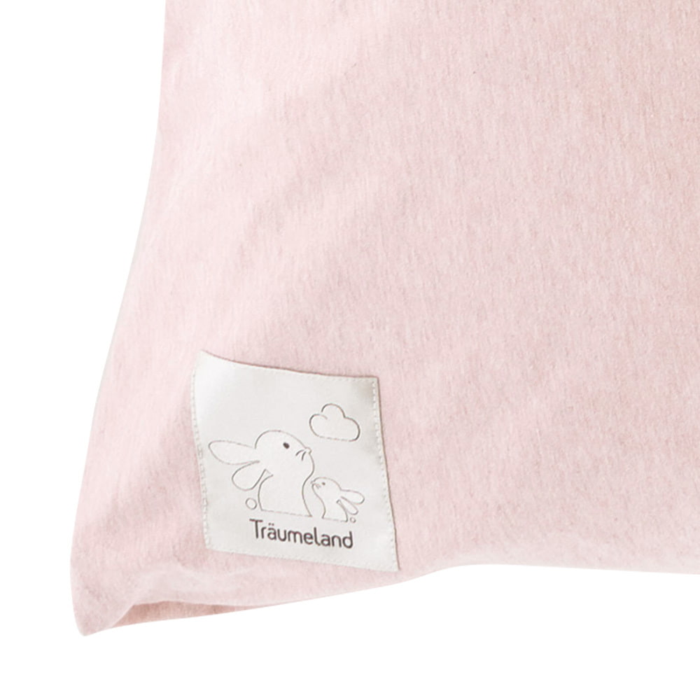 Dusty Pink Mottled Bedding Detail