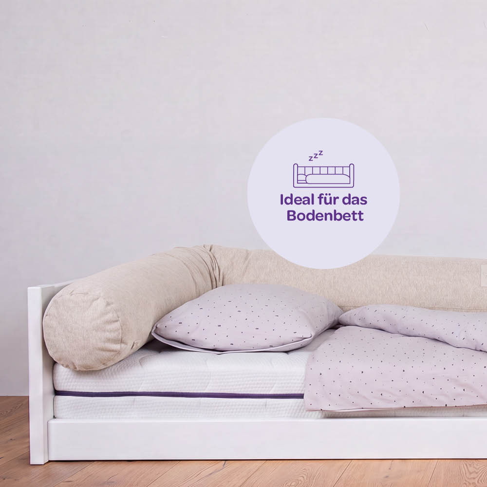 Bettschlange XL beige meliert 