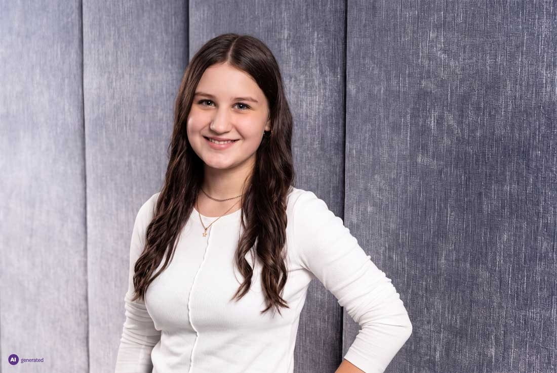 Mitarbeiterin Romina Riederer - KI generiert