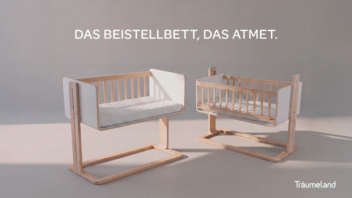 Baby Beistellbett von Träumeland - das Bett, das atmet