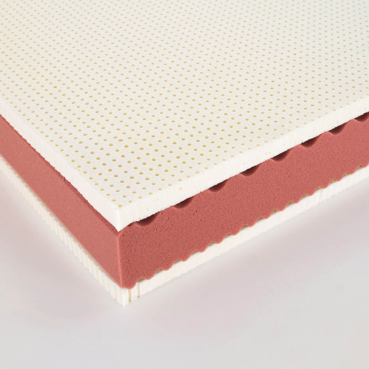 Mattress core with nature latex