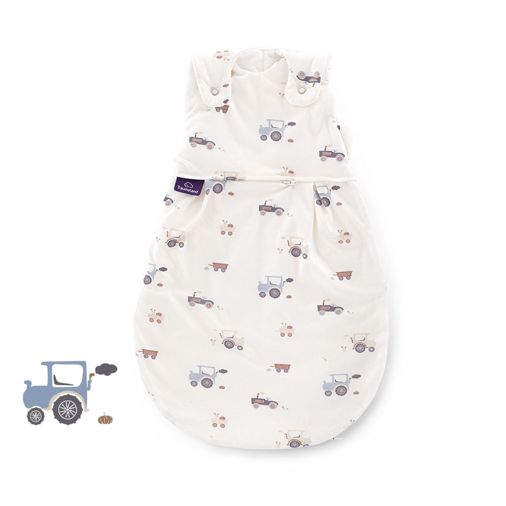 Ganzjahres-Schlafsack LIEBMICH Little Farm blau