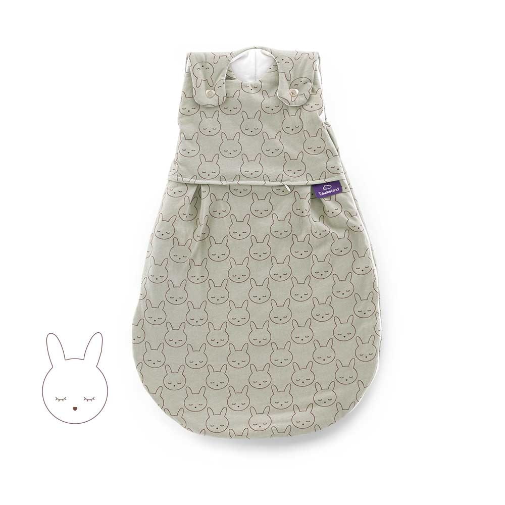 All Year Sleeping Bag LIEBMICH Cuddly Bunny green