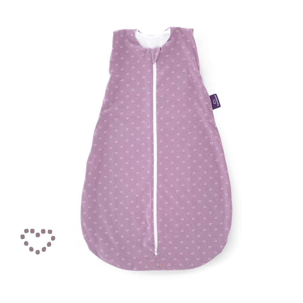 Saco de dormir de verano de jersey de algodón Heartsome