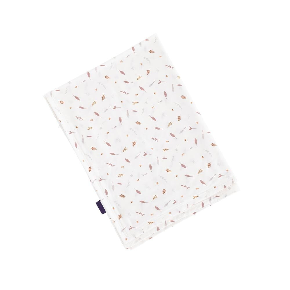 Jersey baby blanket Nature love pink folded