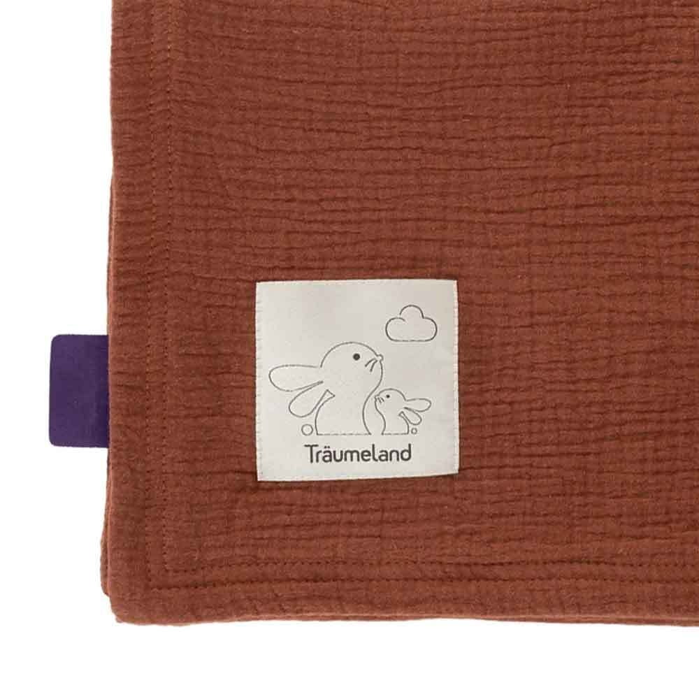 Baby blanket terracotta bunny patch
