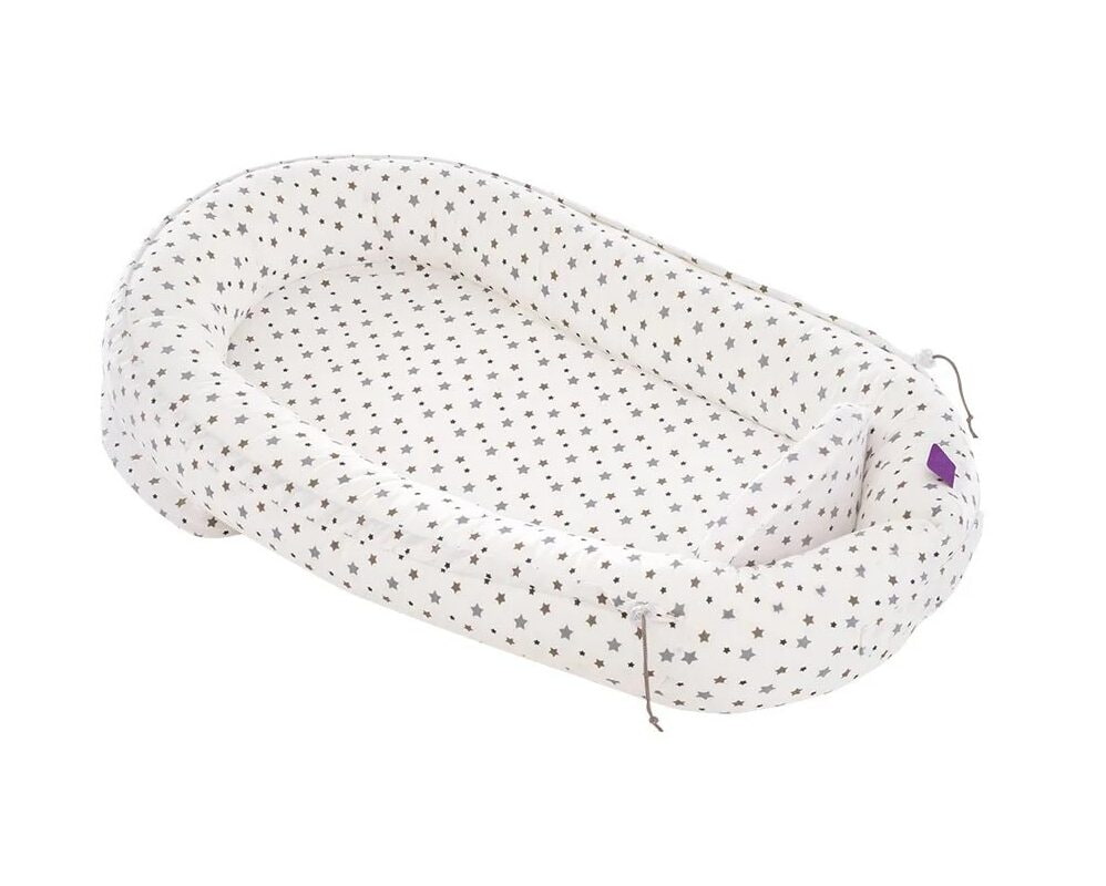 Nest "HOME" Premium white with grey stars