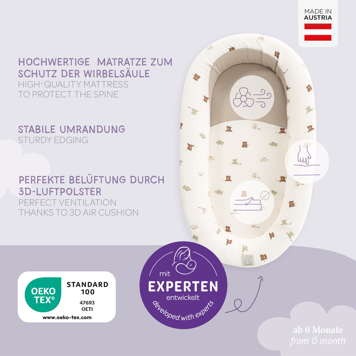 Baby nest Home Air beige information