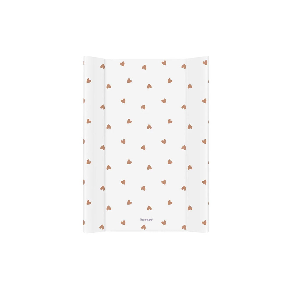 Heart-shaped changing mat